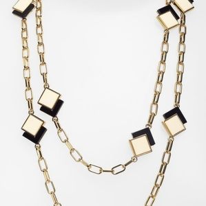 Tory Burch Tomi Square Long Necklace